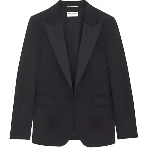 SAINT LAURENT FW23 Business Suit Coat Men's Black