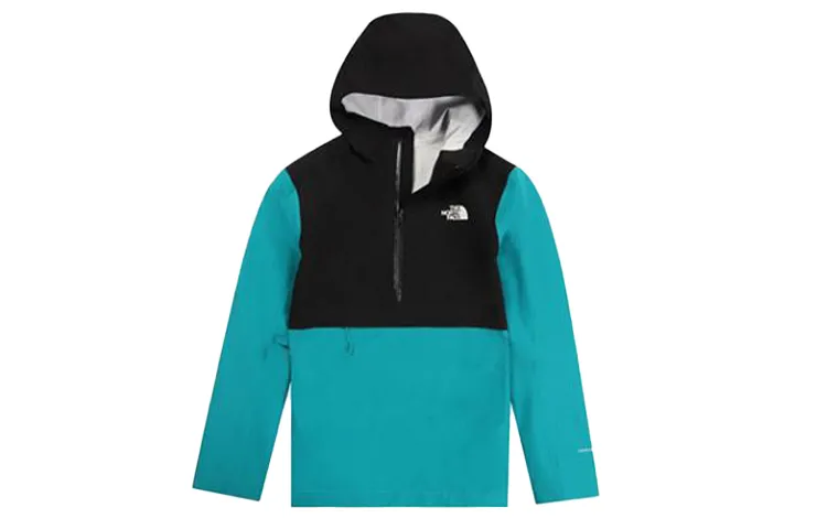 THE NORTH FACE Windbreaker Jackets Men's Green Hooded Moderate