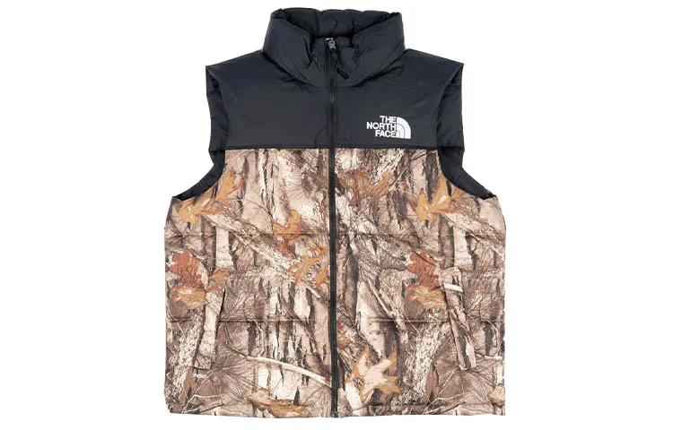 THE NORTH FACE 1996 Collection Down Vests Unisex Black Brown Hooded Non Detachable Moderate Other
