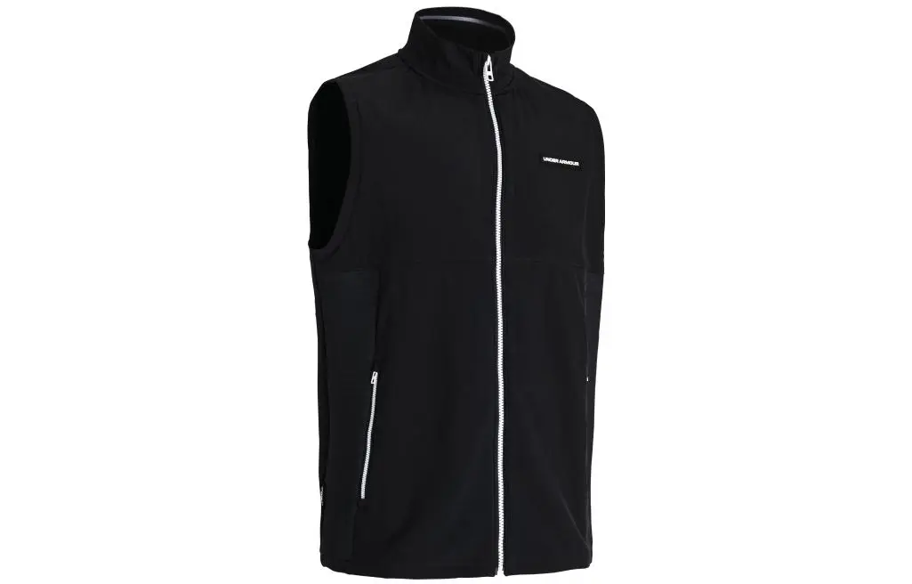 Under Armour Storm Vests Men's Black Stand Collar Thickened And Fleece-Lined Other