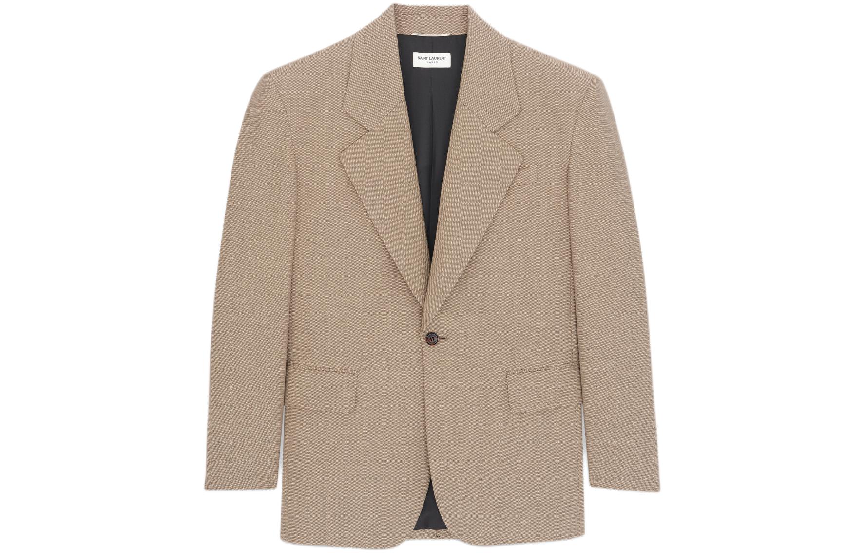 Мужской пиджак SAINT LAURENT (серый)