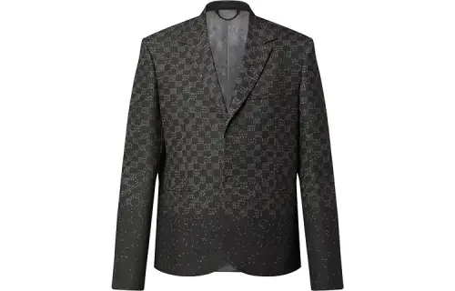 LOUIS VUITTON Business Suit Coat Men's Black