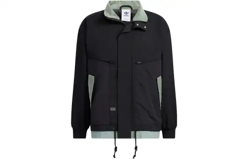 Adidas Originals Jackets Men's Black Lapel Moderate Other