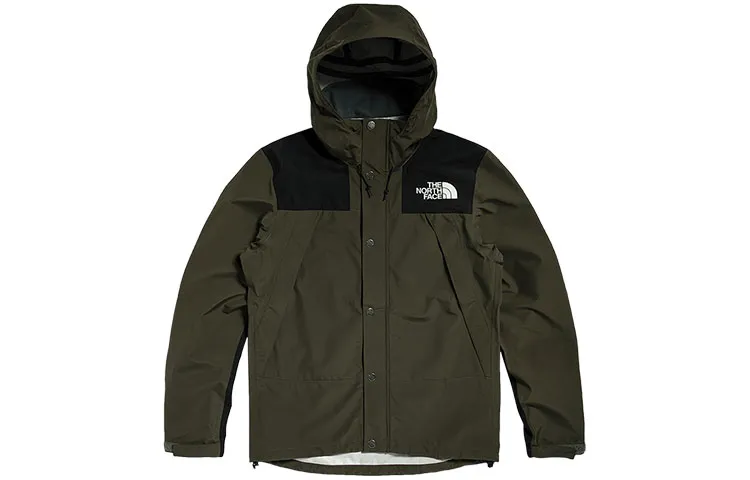 THE NORTH FACE Urban Exploration Windbreaker Jackets Men's Green Hooded Moderate