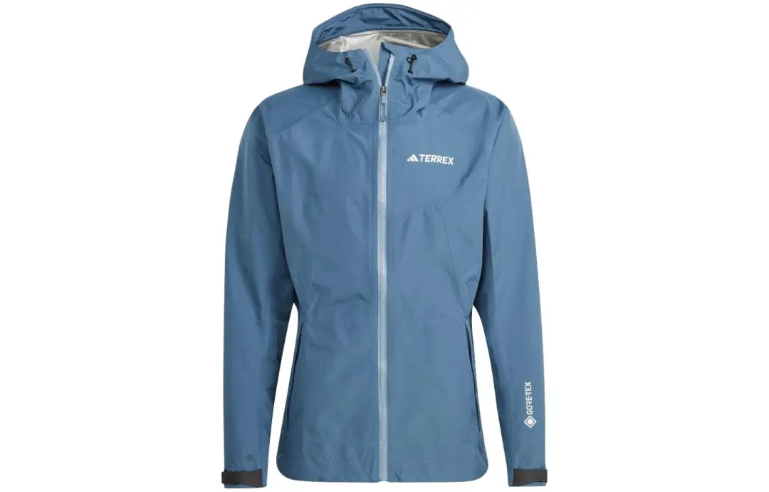Adidas TERREX XPERIOR Waterproof, Windproof, And Breathable Windbreaker Jacket Men's Blue