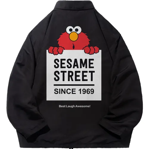 SESAME STREET Jackets Unisex Lapel Moderate Instructor