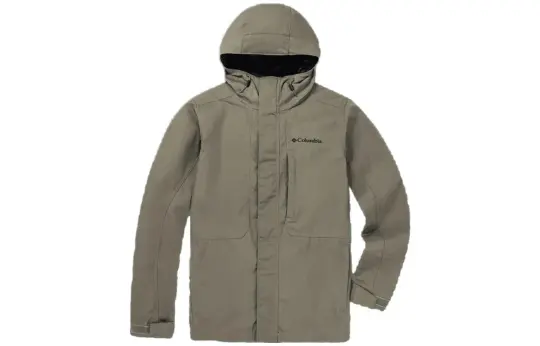 Columbia Windproof And Breathable Windbreaker Jacket Men's Army Green