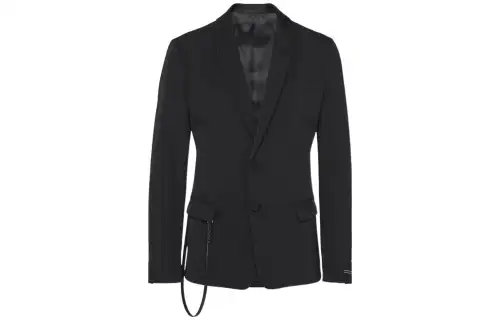 PRADA SS22 Business Suit Coat Men's Black