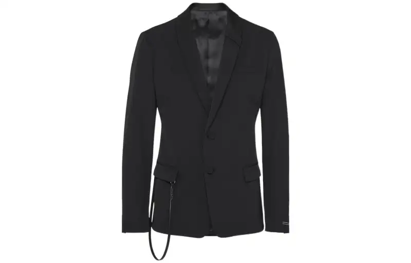 PRADA SS22 Business Suit Coat Men's Black