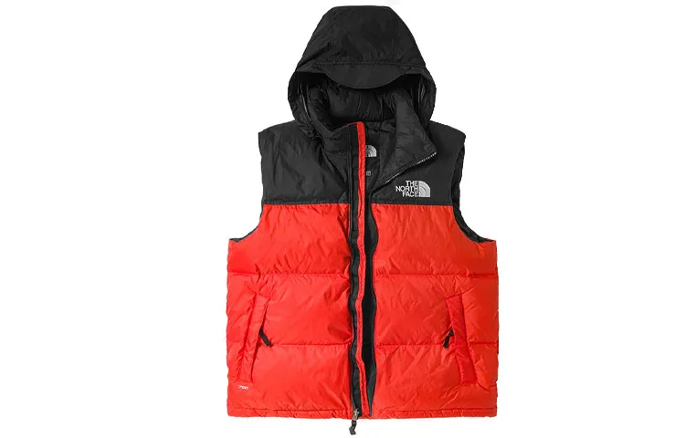 THE NORTH FACE 1996 Collection Down Vests Men's Red Detachable Hood Moderate Other