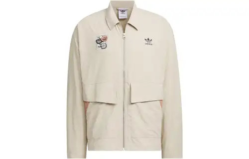 Adidas Originals x ZHANGCHANGXIONG,LIANMINGKUAN NAGABA SPORTSWEAR SS23 Jacket Men's Beige Umber