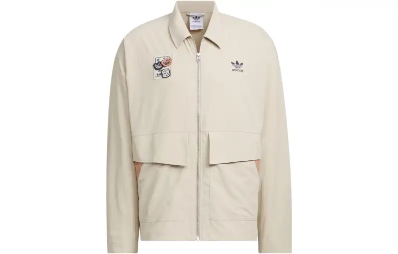 Adidas Originals x ZHANGCHANGXIONG,LIANMINGKUAN NAGABA SPORTSWEAR SS23 Jacket Men's Beige Umber