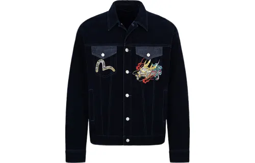 EVISU Denim Jacket Men's Denim Blue