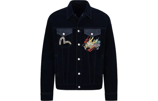 EVISU Denim Jacket Men's Denim Blue