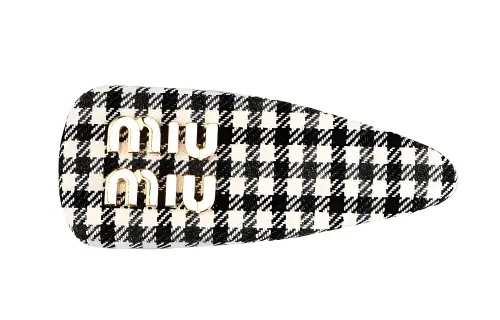 MIU MIU Hair Clips Women's Black
