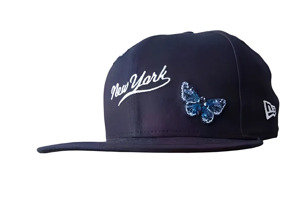New Era Cotton Baseball Caps Unisex Dark Blue