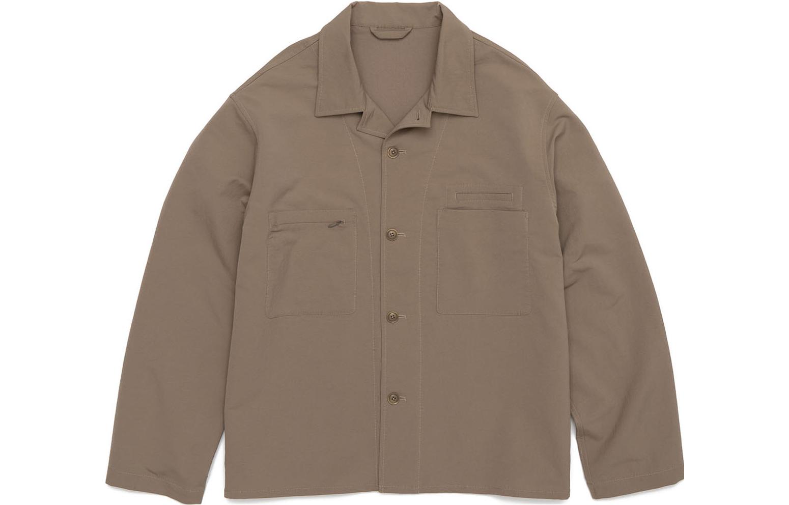 Мужская куртка nanamica Shirt Jacket (синяя)