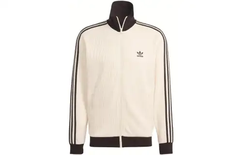 adidas originals Mens Adicolor Classics Waffle Beckenbauer Track Jacket Wonder White