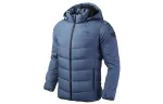 Li Ning Down Jacket Men's Mixed Color Dark Blue