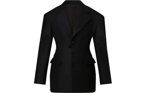 LOUIS VUITTON FW22 Business Suit Coat Men's Black