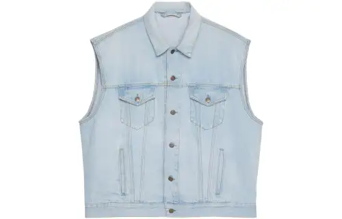 GUCCI Sleeveless Denim Vest Jacket