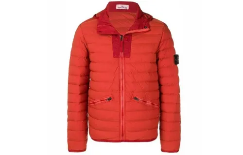 STONE ISLAND Down Jacket Unisex Brick Red