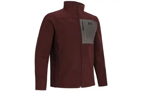 Under Armour Jackets Men's Red Stand Collar Moderate Workwear
