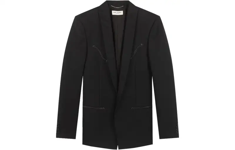 SAINT LAURENT Business Suit Men's Black