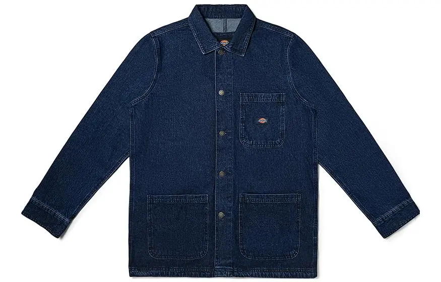 Dickies Denim Jackets Unisex Lapel Moderate Straight Fit