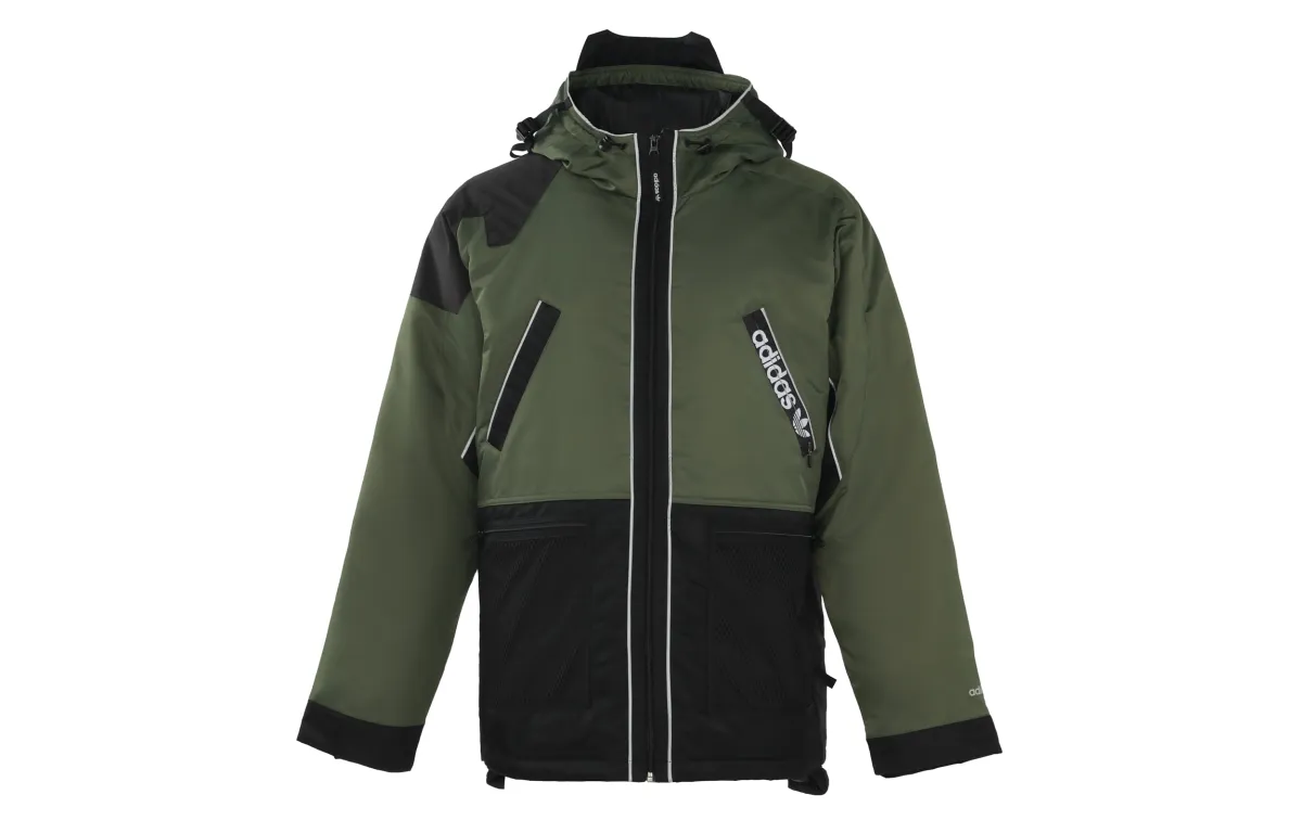 Adidas Originals Adventure Down Jacket Men's Black Green