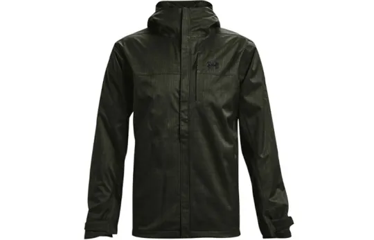 Under Armour Waterproof, Windproof, Breathable, And Thermal Windbreaker Jacket Men's Baroque Green