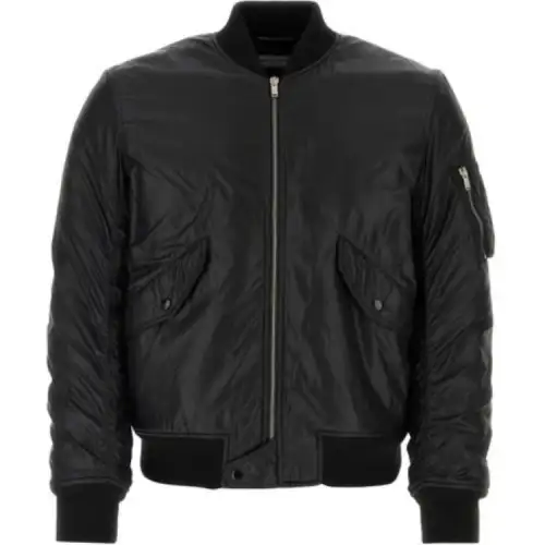 SAINT LAURENT Zip-Up Long-Sleeved Jacket