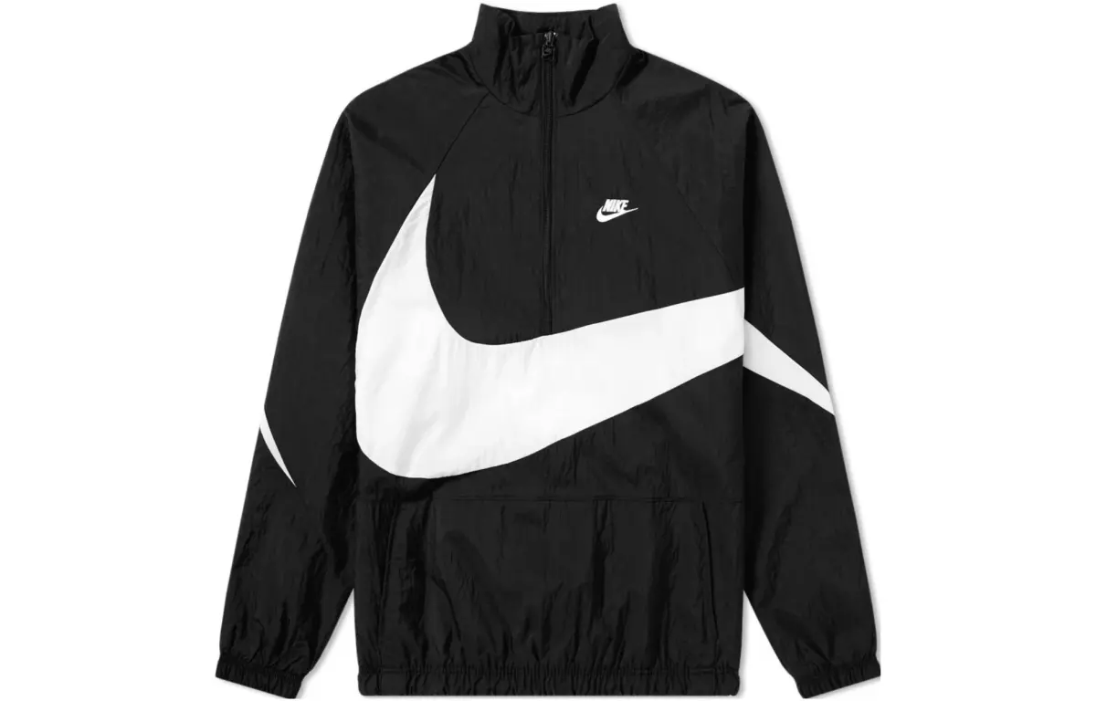 Nike Jackets Men's Black Stand Collar Moderate Other