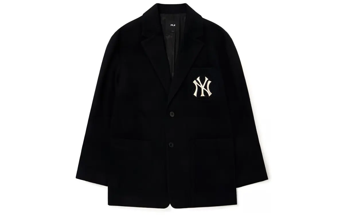 MLB Business Suits Unisex Black Suit Collar Moderate