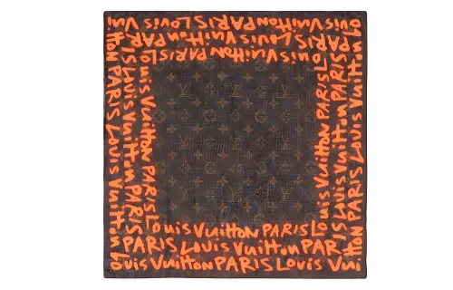 LOUIS VUITTON Knit Scarves Women's Brown