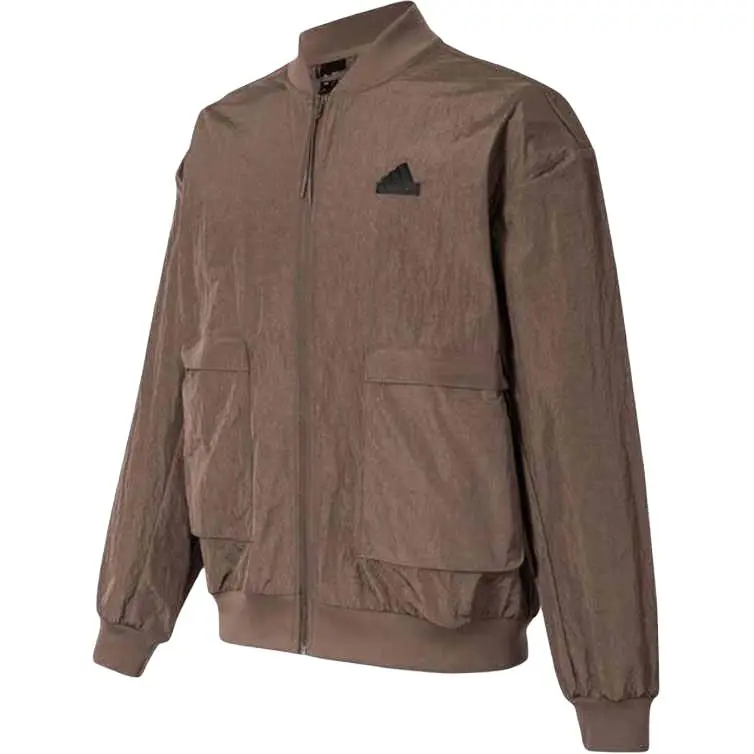 Adidas Jackets Men's Brown Baseball Collar Moderate Other