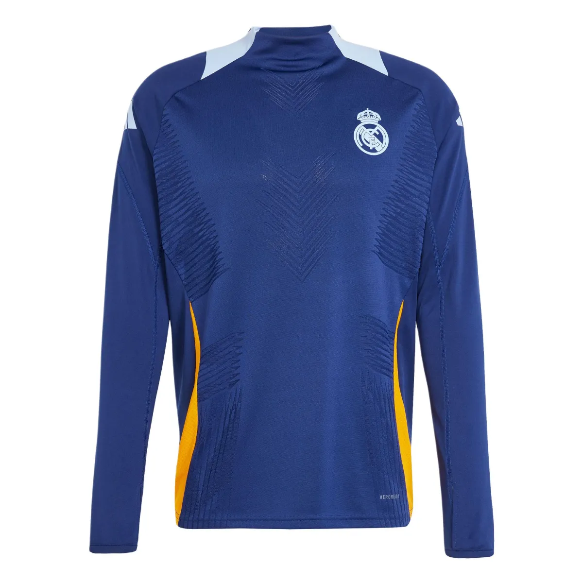 Adidas Real Madrid Football Sweatshirt Men's Navy Blue/Bright Blue/Dark Orange Yellow