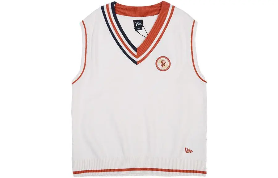 New Era SS23 Vest Unisex Ivory White