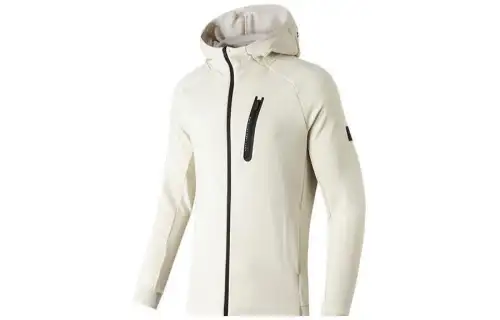ANTA Variety Training Collection Jackets Men's Coix Seed Gray Hooded Thickened Other