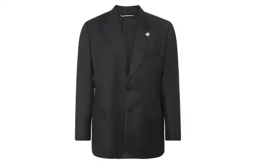 DIOR Quarterly New Products Business Suits Men's Black Suit Collar Moderate Business Suit
