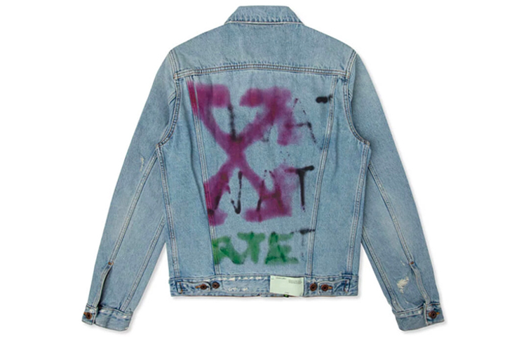 Мужская куртка OFF-WHITE FW19 (синяя)
