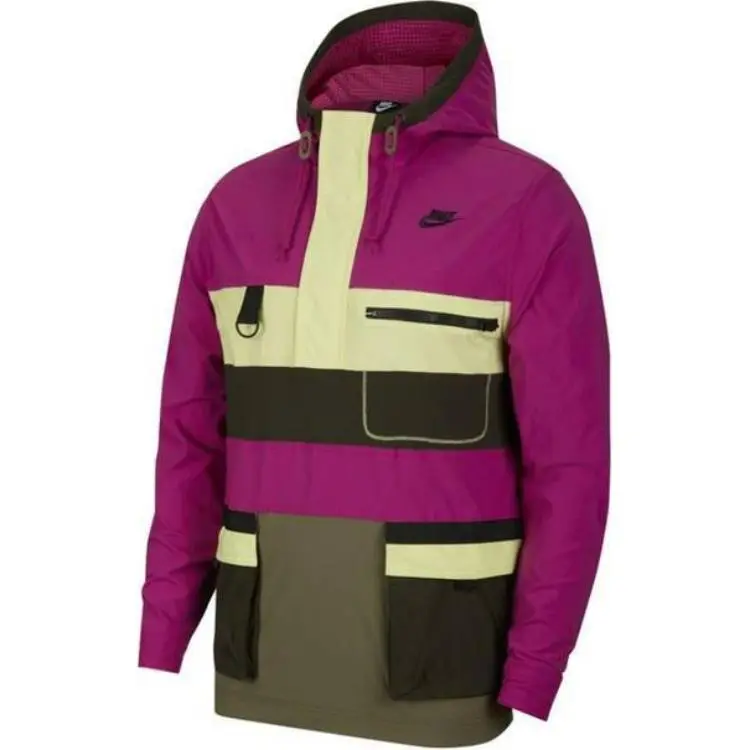 Nike Waterproof And Windproof Windbreaker Jacket Men's Cactus Flower Red