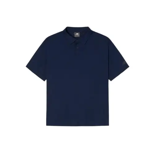 New Balance STANDARD FITFROZEN Polo Shirt Men's Marine Blue
