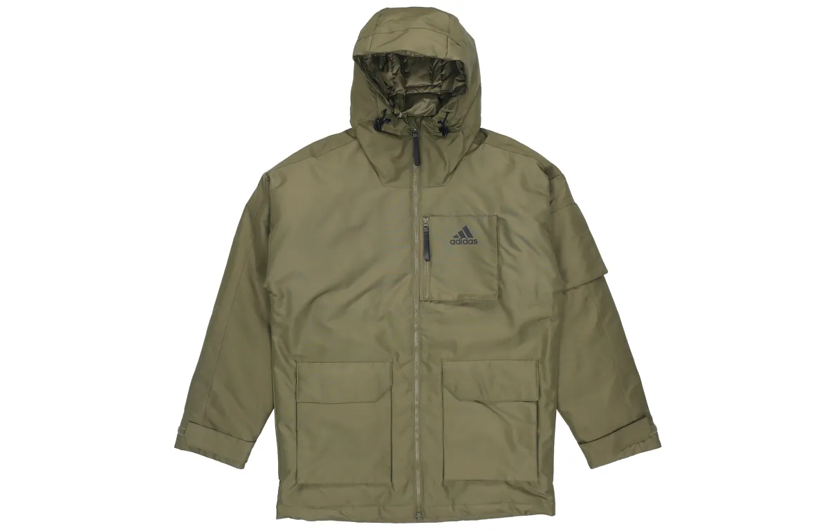 Adidas Down Jacket Winter Men's Olive Green