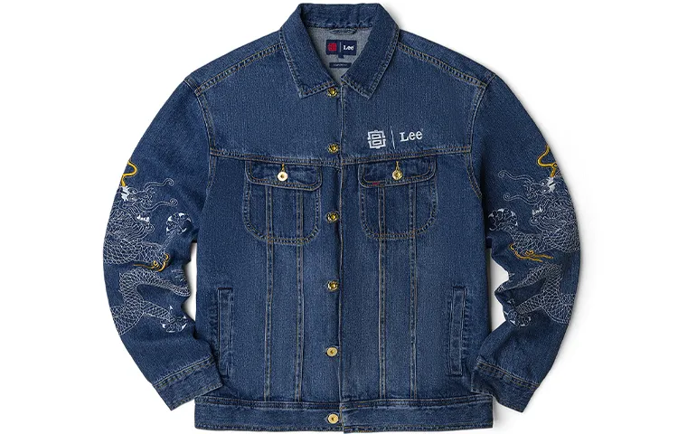 Lee FW22 Denim Jacket Men's Dark Blue