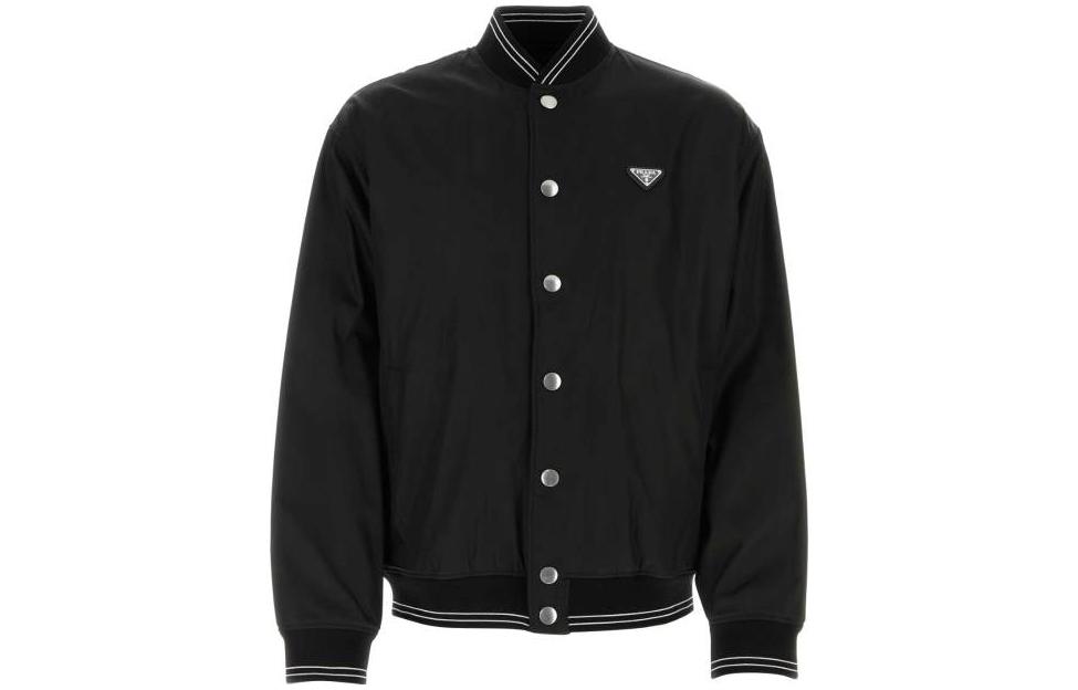 Мужская куртка Prada Однобортная (черная)