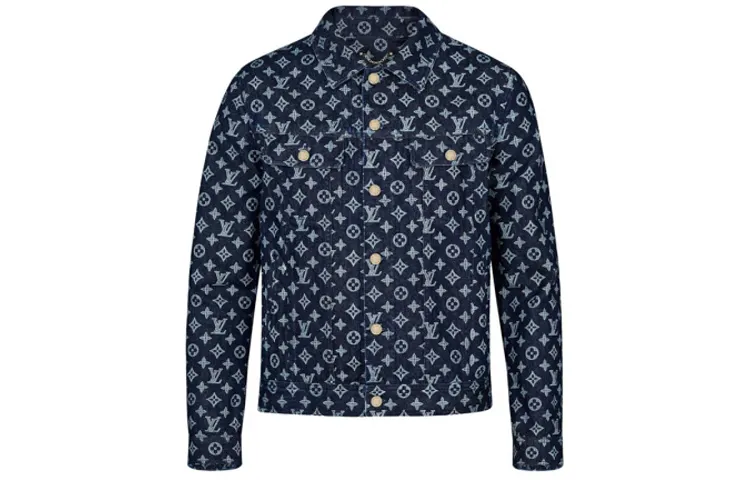 LOUIS VUITTON Denim Jacket Men's Blue