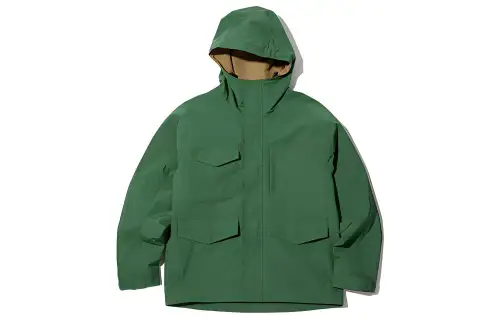 UNIQLO Jackets Unisex Turquoise Hooded Moderate Other