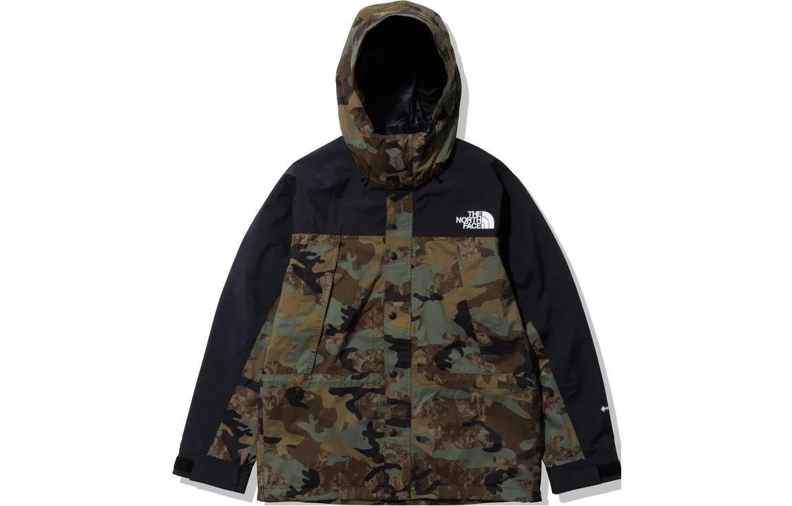 THE NORTH FACE Jackets Men's Camouflage Black Hooded Moderate Other