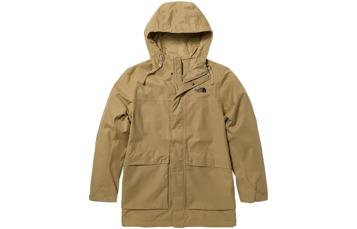 THE NORTH FACE Urban Exploration Waterproof And Wear resistant Windbreaker Jacket Men's Khaki